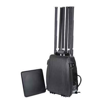 8-Channel With Omnidirectional & Directional Antenna 2KM Interference Distance Military and Police Backpack Drone Jammer