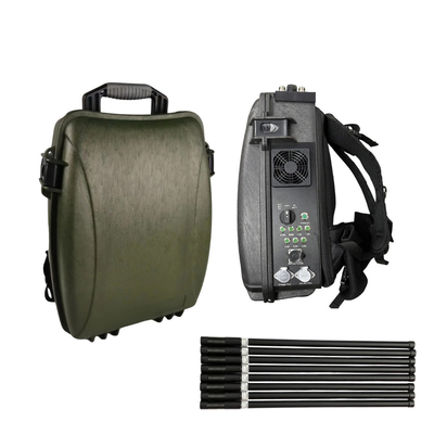 1.5KM-2KM Backpack Drone Jammer Frequency Range 860MHz-930MHz