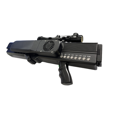 Anti FPV Drone Jammer Gun 1.5KM High Power Wideband Long Range Interference