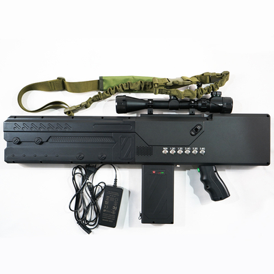 1000m-2000m Handheld Anti Drone System 6 Band 6CH 300W Portable Drone Jammer