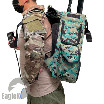 Portable Drone Jammer Backpack 300W 350W 2.5KM Mobile Signal Jammer Device