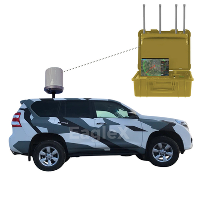 Toyota Prado Modified Vehicle Drone Detection And Jamming 360 Full Airspace