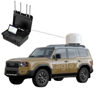 Jeep UAV Jammer Car 3000m Anti Drone FPV 8000M Detection Vehicle Mounted Jammer