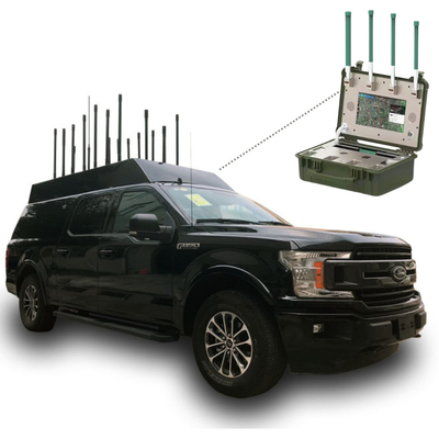 Anti Drone UAV Jammer 12 Bands 14 Bands 16 Bands Vehicle Drone Jammer