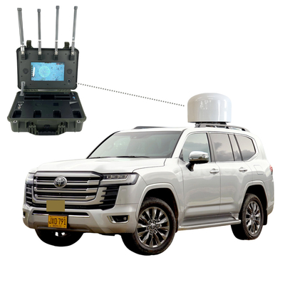 SUV Vehicle Drone Jammer 8KM Detection FPV 3KM Countermeasure Anti Drone Solution