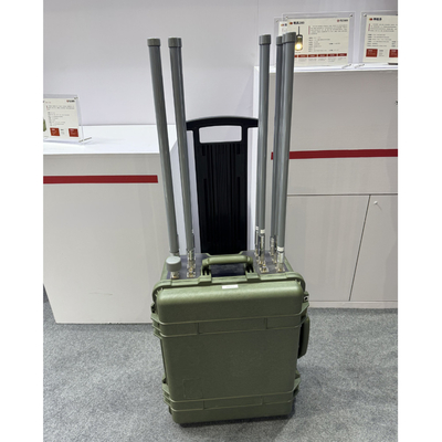 3KM Anti FPV Backpack Drone Jammer 1.5GHz 2.4GHz 5.8GHz Portable Frequency Jammer