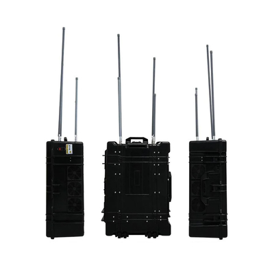 Outdoor Border Defense Anti Drone Uav Jammer Mobile Military Drone Jammer Device