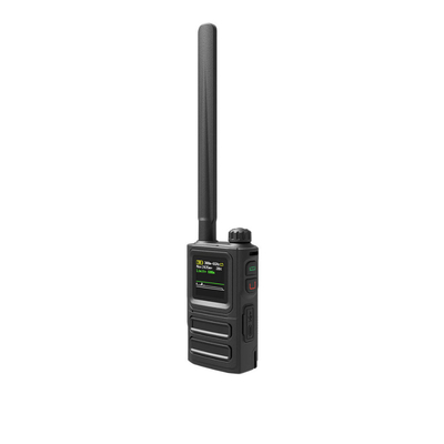 Black Handheld Drone Detector Portable UAV Detection Device For Security And Monitoring