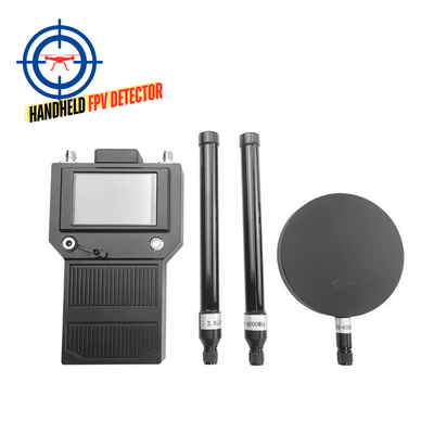 Handheld 3000 Meters FPV DJI Drone Detector 400MHz 2.4GHz 5.2G 5.8G Portable Detection