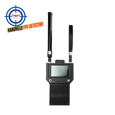 Portable Mini Style 3KM FPV DJI Drone Detector 400M 2.4G 5.2G 5.8G Handheld Detection