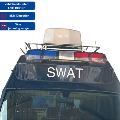 Vehicle-Mounted FPV Detection and Countermeasure System Anti FPV Drone Jammer Car