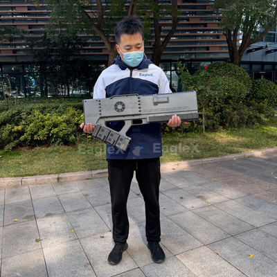 36h Endurance Portable Drone Defense Solution for Military Police Concerts 1-3KM FPV Drone Jammer With 5KM Detection Detector