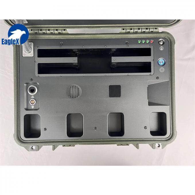 5KM~10KM 360° Full Airspace IP66 Protection Level 900M 1.4G 2.4G 5.2G 5.8GHz 10 Hours Operation Drone Detector Detection 2