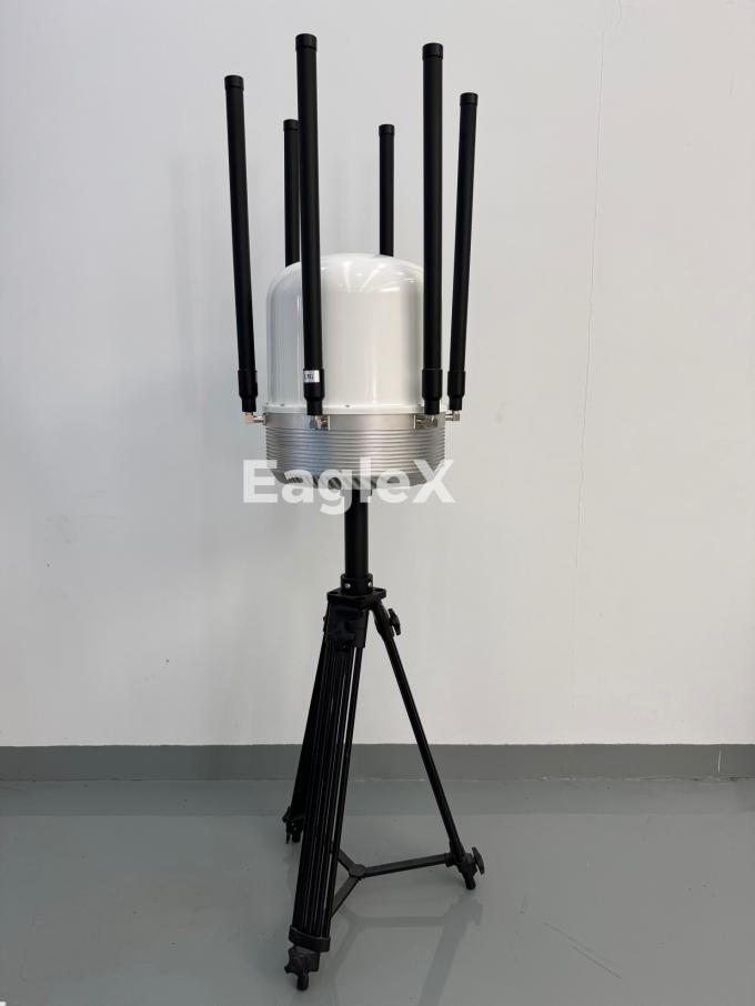 6 Channel 8 Channel 2KM 3KM UAV Fixed Drone Jammer For Perimeter Security 0
