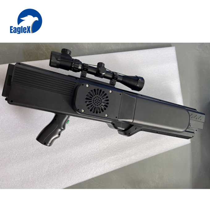 Long Range 1.5KM 8 Channel Portable Anti Drone Jammer Gun Wideband Interference 0