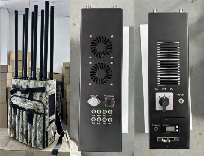 8 Channels Backpack Drone Jammer Amplifier Anti FPV Drone GPS Jamming 0