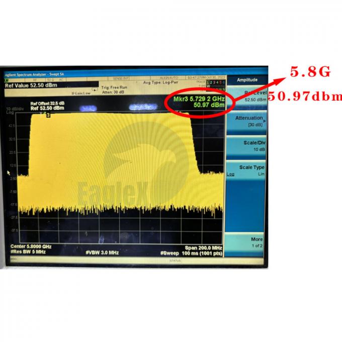 5.8GHz RF Amplifier Module 5725-5850MHz Amplifier Jamming Radio Frequency Module 0