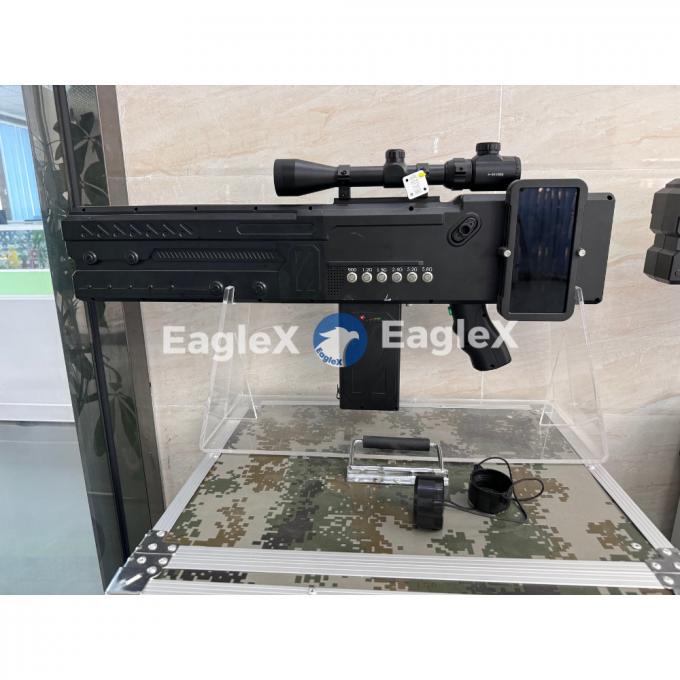 Powerful 8-Frequency 2000M Anti FPV Drone Gun Handheld Portable Drone Jammer 433MHz -5.8G 1