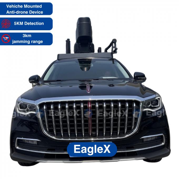 Car Use For Drone Detection And Jamming System For Airspace Security Anti Drone Jammer 0