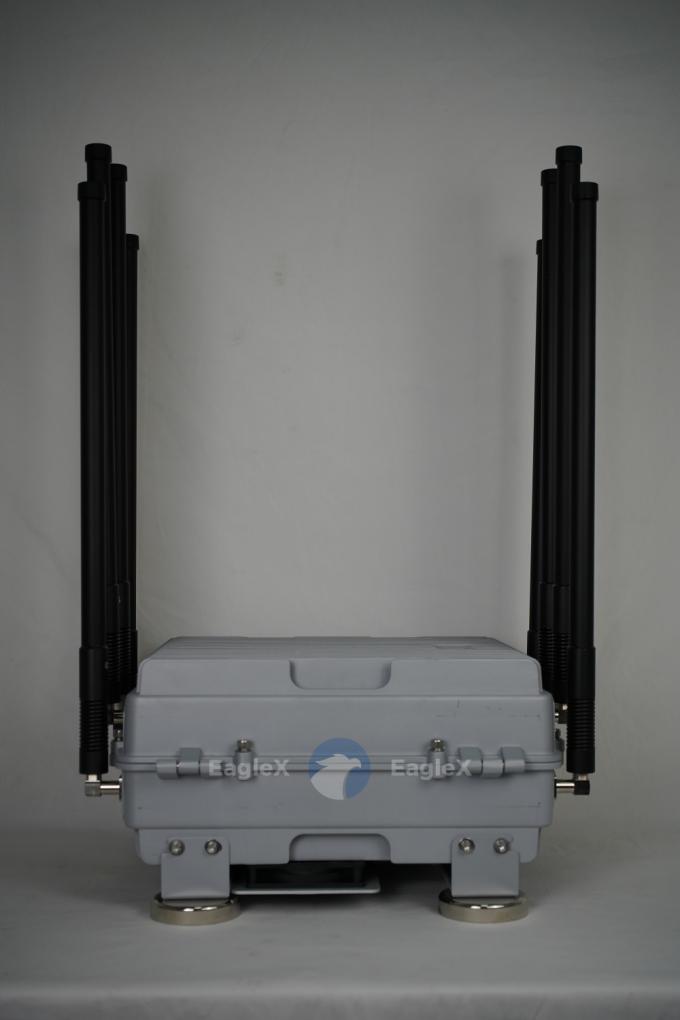 500-1500m Range Vehicle-Mounted Magnetic Drone Signal Jammer for Anti-FPV Defense 0