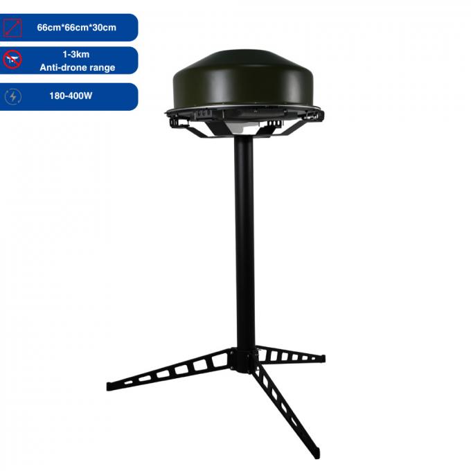 Powerful Vehicle-Mounted Drone Jammer Magnetic Roof Anti-Drone System 2.4G 5.8G Jamming Device Defense 1000M-3000M 1