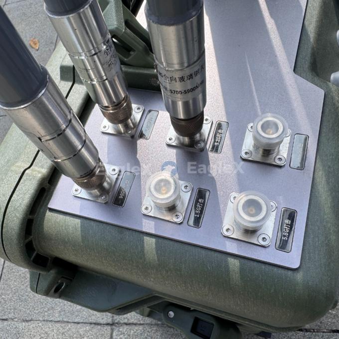 Portable Movable Drone Jammer With Detector 3km Detection And 2km Jamming System Anti FPV Drone 0