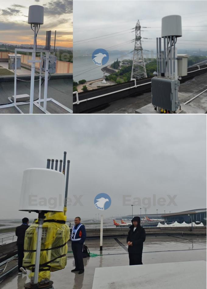 LZ998 Fixed Drone Detector Passive Detection Full Frequency 30MHz-6GHz Precise Identification IP66 Lightweight 1