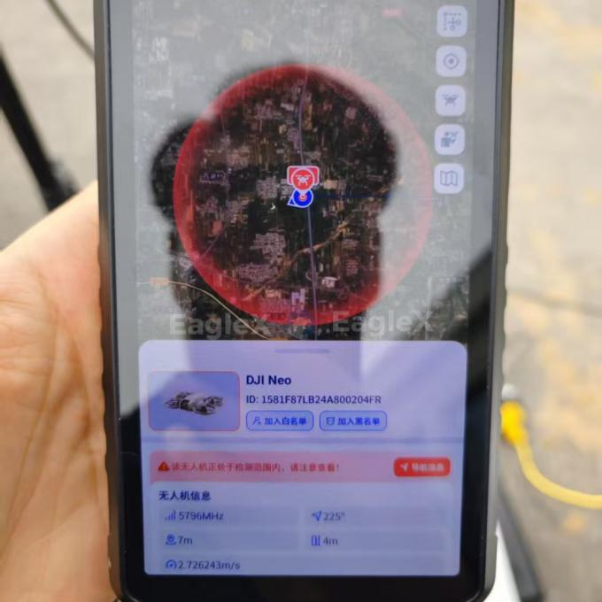FPV Handheld Drone Detector 4KM 4000M Long Range Distance Mobile Portable DJI UAV AUTEL Detection Passive Detector De Drones 5